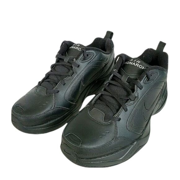 Nike Air Monarch IV Sneakers in Black / Black Men\'s Size\'s 415445 001 main image 7